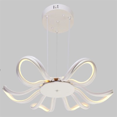 Люстра "Вега" LED 162Вт 3 режима 3000-6000К белый 66х66х85 см. - фото 2036774