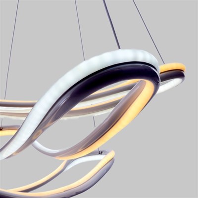 Люстра "Ригель" LED 156Вт 3 режима 3000-6000К белый 57х57х84 см. - фото 2036789