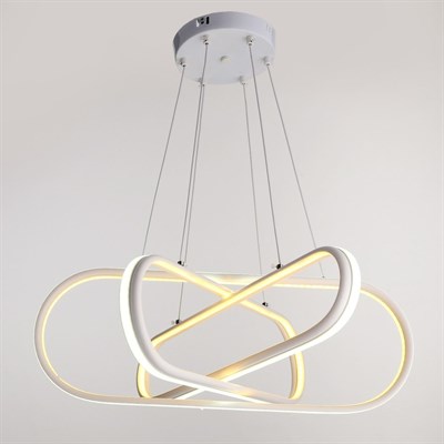 Люстра "Аквилон" LED 162Вт 3 режима 3000-6000К белый 60х60х100 см. - фото 2036793