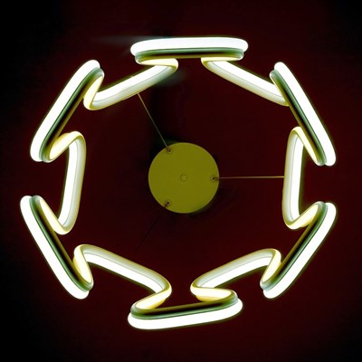 Люстра "Арриан" LED 156Вт 3 режима 3000-6000К хром 50х50х105 см. - фото 2036802