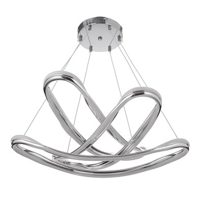 Люстра "Ригель" LED 156Вт 3 режима 3000-6000К хром 57х57х84 см. - фото 2036810