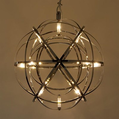 Люстра 669703/18 LED 10,8Вт 4000К хром 30х30х150 см - фото 2036819