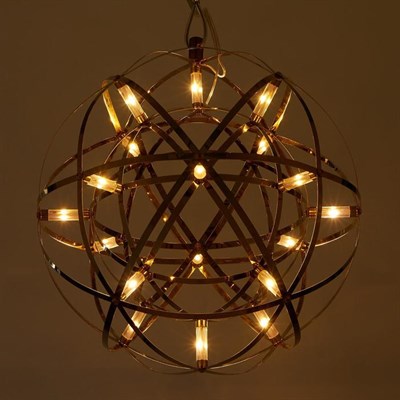 Люстра 669704/18 LED 10,8Вт 3000К золото 30х30х150 см - фото 2036825