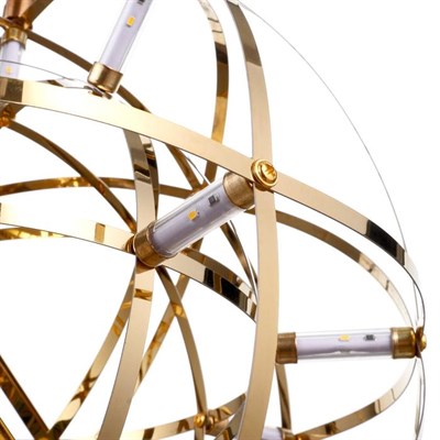 Люстра 669704/18 LED 10,8Вт 3000К золото 30х30х150 см - фото 2036827