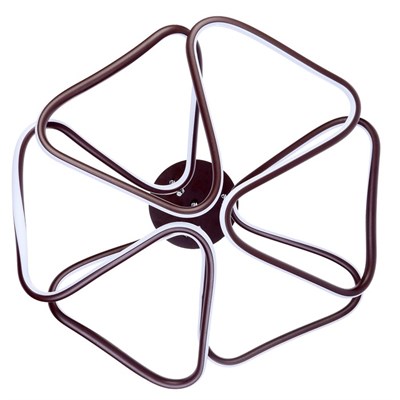 Люстра "Овиедо" LED 65Вт 4000К шоколадный 37х37х75 см. - фото 2036846