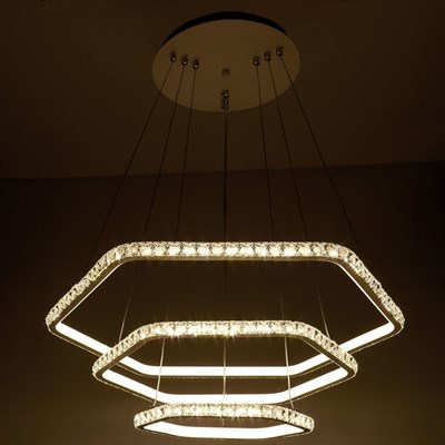 Люстра "Лира" LED 180Вт 4000К белый 68х68х65 м. - фото 2036852