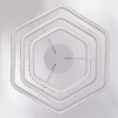 Люстра "Лира" LED 180Вт 4000К белый 68х68х65 м. - фото 2036853