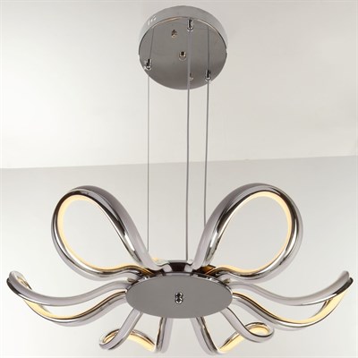 Люстра "Вега" LED 162Вт 3 режима 3000-6000К хром 66х66х85 см. - фото 2036858