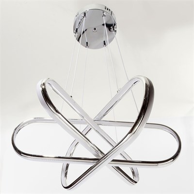 Люстра "Аквилон" LED 162Вт 3 режима 3000-6000К хром 60х60х100 см. - фото 2036865