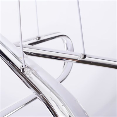 Люстра "Аквилон" LED 162Вт 3 режима 3000-6000К хром 60х60х100 см. - фото 2036869