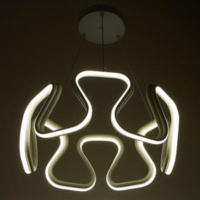 Люстра "Арриан" LED 156Вт 3 режима 3000-6000К белый 50х50х105 см. - фото 2036875