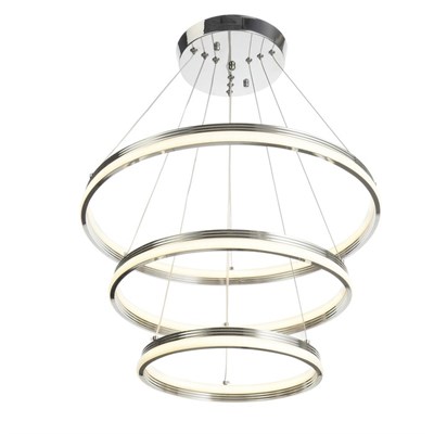 Люстра "Версаль" LED 150Вт 4000К хром 50х50х73 см. - фото 2036880