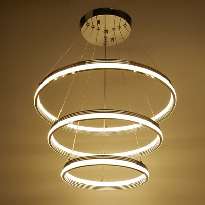 Люстра "Версаль" LED 150Вт 4000К хром 50х50х73 см. - фото 2036881