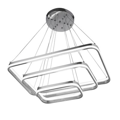 Люстра "Аксум" LED 144Вт 4000К хром 55х36х76 см. - фото 2036921