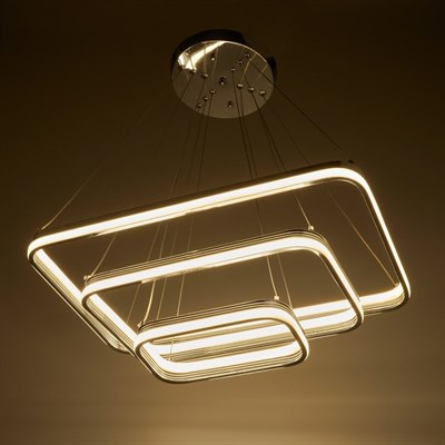 Люстра "Аксум" LED 144Вт 4000К хром 55х36х76 см. - фото 2036922