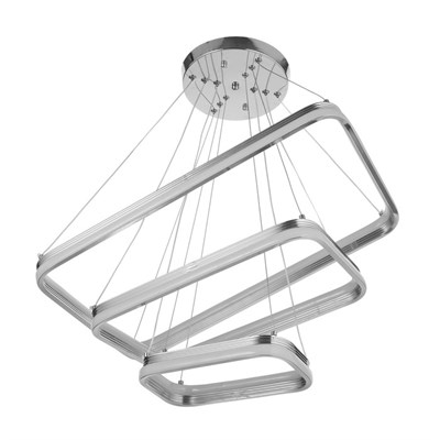 Люстра "Аксум" LED 144Вт 4000К хром 55х36х76 см. - фото 2036923