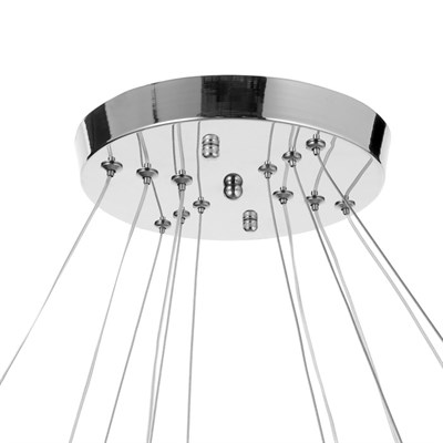 Люстра "Аксум" LED 144Вт 4000К хром 55х36х76 см. - фото 2036924