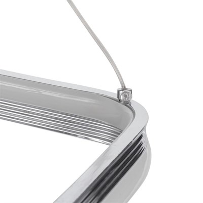 Люстра "Аксум" LED 144Вт 4000К хром 55х36х76 см. - фото 2036925