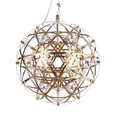 Люстра 669706/42 LED 25,2Вт 3000К золото 30х30х150 см - фото 2036927