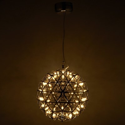 Люстра 669709/92 LED 55,2Вт 4000К хром 40х40х150 см - фото 2036937