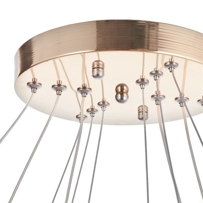 Люстра "Аксум" LED 144Вт 4000К золото 55х36х76 см. - фото 2036953