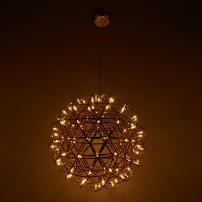 Люстра 669712/92 LED 55,2Вт 3000К золото 60х60х150 см - фото 2036972