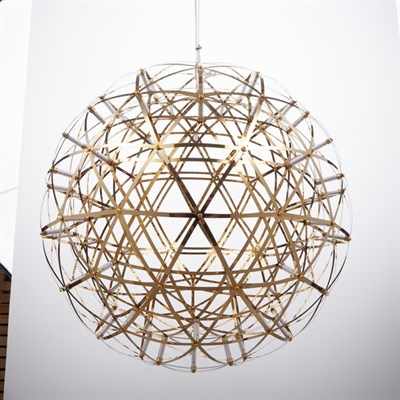 Люстра 669712/92 LED 55,2Вт 3000К золото 60х60х150 см - фото 2036973