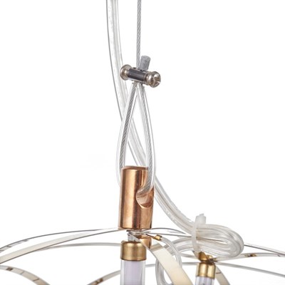 Люстра 669712/92 LED 55,2Вт 3000К золото 60х60х150 см - фото 2036975