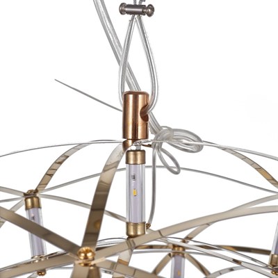 Люстра 669714/92 LED 55,2Вт 3000К золото 80х80х150 см - фото 2036989