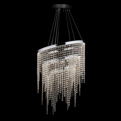 Люстра Royal 72Вт LED хром 51x51x80см - фото 2037029