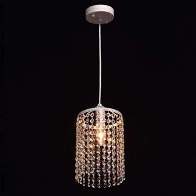 Светильник "Бриз" 1x60Вт E14 белый, золото 15x15x177см - фото 2037033