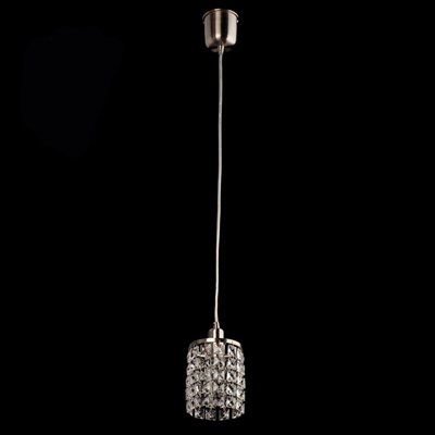 Светильник "Бриз" 1x60Вт E14 хром 11x11x85см - фото 2037066