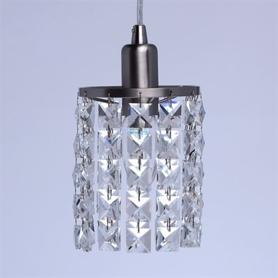 Светильник "Бриз" 1x60Вт E14 хром 11x11x85см - фото 2037068