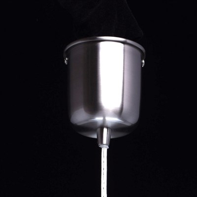 Светильник "Бриз" 1x60Вт E14 хром 11x11x85см - фото 2037073