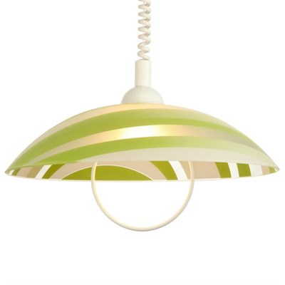 Люстра 1071005253179 E27 60W бело-зеленый/белый 41х41х75см - фото 2037110