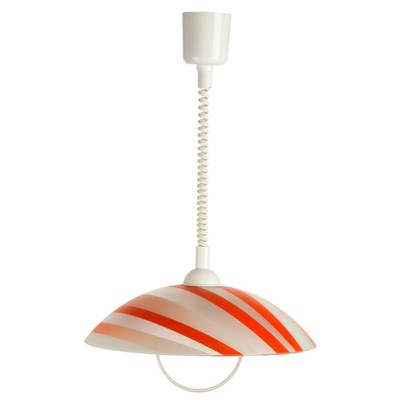 Люстра 1071005253181 E27 60W бело-оранж./белый 41х41х75см - фото 2037114