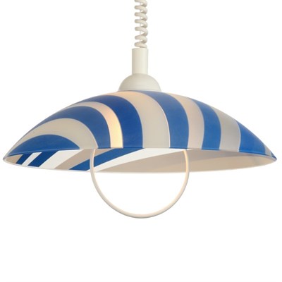 Люстра 1071005253194 E27 60W бело-синий/белый 41х41х75см - фото 2037116