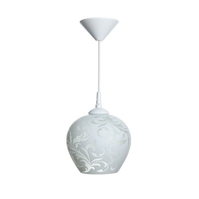 Люстра подвесная "Альтея", 1 лампа, белый - фото 2037147