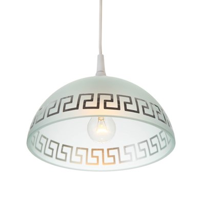 Светильник  "Колпак" 1 лампа E27 40Вт белый д.250 - фото 2037150