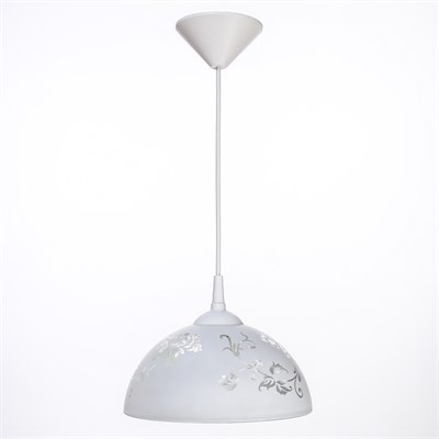 Светильник Ладера "Рочелл" 1 лампа E27 40Вт белый  д.250 - фото 2037166