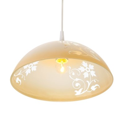 Светильник  Колпак "Соландж" 1 лампа E27 40Вт шампань   д.300 - фото 2037181