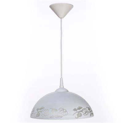 Светильник Колпак "Лакресси" 1 лампа E27 40Вт белый  д.300 - фото 2037186