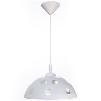 Светильник  Колпак "Верджи" 1 лампа E27 40Вт белый  д.300 - фото 2037190