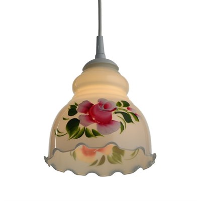 Светильник  Елена 1 лампа E27 60 Вт мол.(рис,МИКС) - фото 2037254