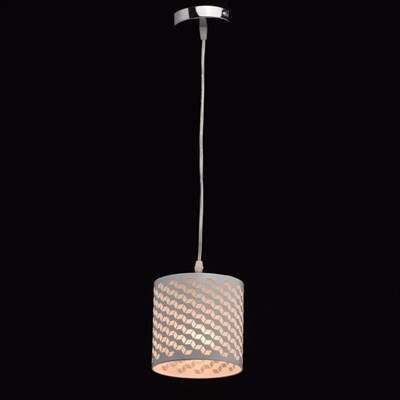 Люстра подвес "Скарлет" 1x60W E27 хром 15x15x200см - фото 2037494