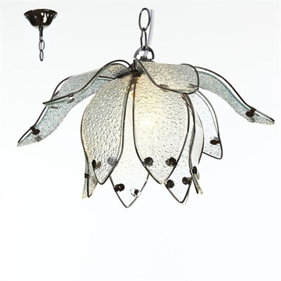 Светильник "Саманта" 1x60Вт E27 черный 28x28x100см. - фото 2037573