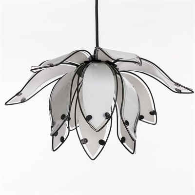 Светильник "Саманта" 1x60Вт E27 черный 28x28x100см. - фото 2037575