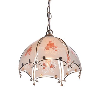 Светильник "Ивета" 1x60вт Е27 золото 30x30x60 см. - фото 2037666