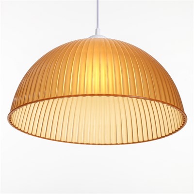 Люстра подвесная "Волна" E27 40Вт коричневый 40х40х18(+60)см - фото 2037688