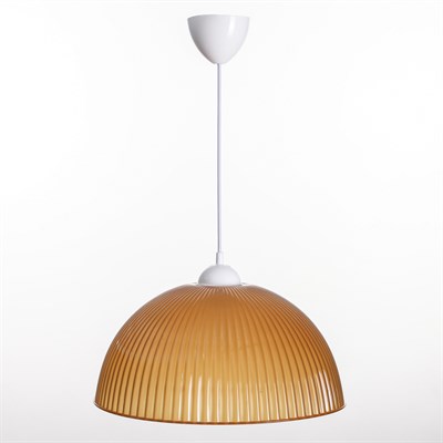 Люстра подвесная "Волна" E27 40Вт коричневый 40х40х18(+60)см - фото 2037689